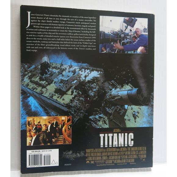 TITANIC by James Cameron Book 1997 Paperback 178 Pages Photographs Historical - Picture 2 of 9